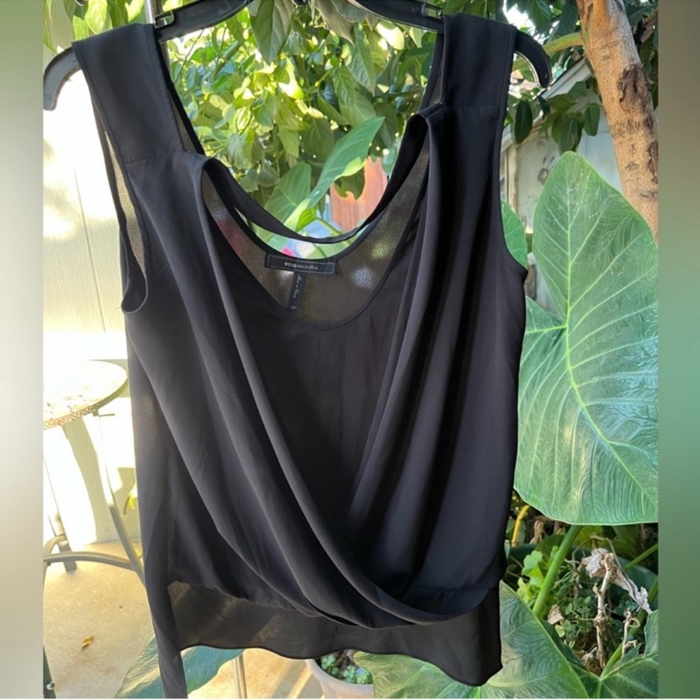 Bcbgmaxazria draped blouse